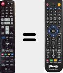 Comando &agrave; dist&acirc;ncia substituto de AKB72976003