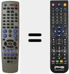 Comando à distância substituto de REMCON1134