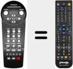Comando à distância substituto de REMCON875