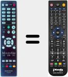 Comando &agrave; dist&acirc;ncia substituto de RC024SR (30701016800AD)