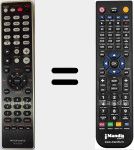 Comando &agrave; dist&acirc;ncia substituto de RC002SR (307010031009M)