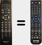 Comando &agrave; dist&acirc;ncia substituto de STV15T (ver 1)