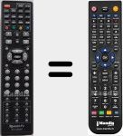 Comando &agrave; dist&acirc;ncia substituto de STV17DVDT-1