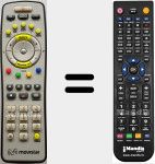 Comando &agrave; dist&acirc;ncia substituto de Movistar Tv (Imagenio)