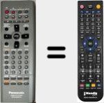Comando à distância substituto de N2QAJB000078