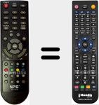 Comando &agrave; dist&acirc;ncia substituto de NPG (RC-02A)