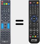 Comando à distância substituto de NVR-8060-434K2S-SMAN