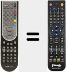 Comando à distância substituto de NVR750242HDN