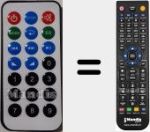 Comando à distância substituto de Power Boost4