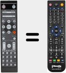 Comando à distância substituto de X600