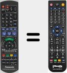 Comando à distância substituto de N2QAYB000898