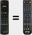 Comando &agrave; dist&acirc;ncia substituto de RCA49128 (30092557)