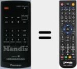 Comando &agrave; dist&acirc;ncia substituto de PWW1175