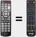Comando à distância substituto de REMCON686