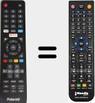 Comando à distância substituto de TVS32HDPR01