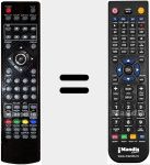 Comando à distância substituto de QLE26D11HM4-TL