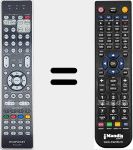 Comando &agrave; dist&acirc;ncia substituto de RC-044SR (30701028100AM)