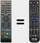 Comando &agrave; dist&acirc;ncia substituto de RC-E 23