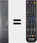 Comando à distância substituto de RC002PMND