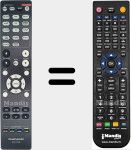 Comando &agrave; dist&acirc;ncia substituto de RC017SR (30701009900AM)