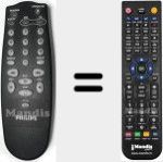 Comando &agrave; dist&acirc;ncia substituto de RC07110/01 (482221910559)