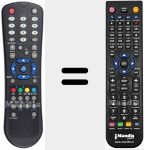 Comando &agrave; dist&acirc;ncia substituto de RC1055