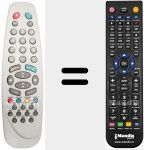 Comando &agrave; dist&acirc;ncia substituto de RC 1540 (00021055)