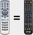 Comando &agrave; dist&acirc;ncia substituto de RC 2208