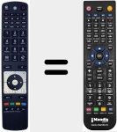 Comando &agrave; dist&acirc;ncia substituto de RC 5112 (23002017)