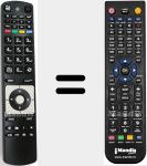 Comando à distância substituto de RC5116 (23109835)