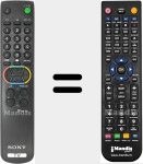 Comando &agrave; dist&acirc;ncia substituto de RM-883