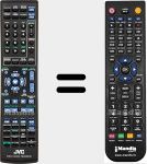 Comando à distância substituto de RM-SNXD4R