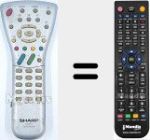 Comando &agrave; dist&acirc;ncia substituto de GA 323 WJSA (RRMCGA323WJSA)