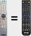 Comando &agrave; dist&acirc;ncia substituto de RM-ADP008 (147961411)