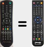 Comando à distância substituto de LD215-240FDDBU
