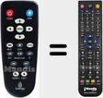 Comando à distância substituto de Screenplay MX2 HD