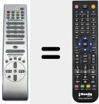 Comando &agrave; dist&acirc;ncia substituto de RC 1072 (08004716)