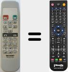 Comando &agrave; dist&acirc;ncia substituto de GA398WJSA (RRMCGA398WJSA)