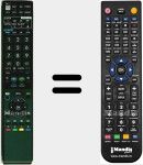 Comando à distância substituto de GA902WJSA