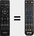 Comando à distância substituto de RC1205 (LCDTV32102)