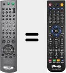 Comando &agrave; dist&acirc;ncia substituto de RMT-D146P (147721211)