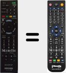 Comando &agrave; dist&acirc;ncia substituto de RMED053 (149199521)