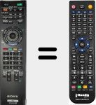 Comando à distância substituto de RM-ED034 (148791411)