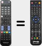 Comando &agrave; dist&acirc;ncia substituto de TP800