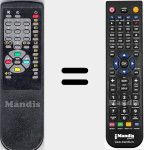 Comando &agrave; dist&acirc;ncia substituto de D14RKD5