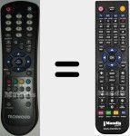 Comando &agrave; dist&acirc;ncia substituto de RC1055 (20351504)