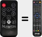 Comando &agrave; dist&acirc;ncia substituto de SB100BT