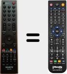 Comando &agrave; dist&acirc;ncia substituto de CT-90327 (RM-D759)