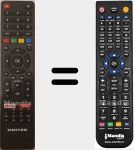 Comando &agrave; dist&acirc;ncia substituto de LED32HS71N1