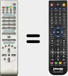 Comando &agrave; dist&acirc;ncia substituto de RC1072 (30037770)